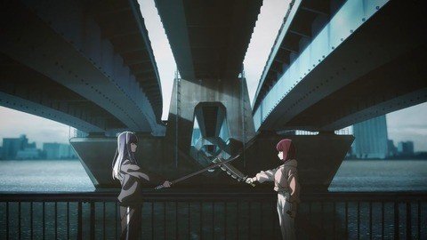 Under Harumi Bridge Riverbank